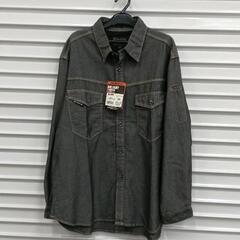 0201-083 デニムワ−クシャツLL