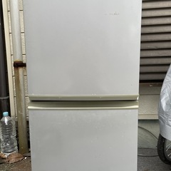 やや美品　SHARP 2ドア冷蔵庫 