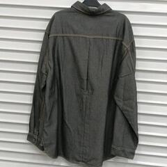 0201-090 デニムワ−クシャツ4Lの画像