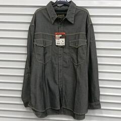 0201-090 デニムワ−クシャツ4L