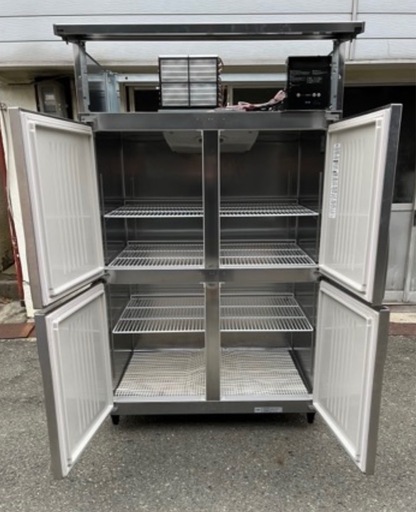 【動確済み】2021年 ホシザキ 業務用 縦型冷蔵庫 HR-120LA 単相 100V 1049L W1200×D800×H1910 