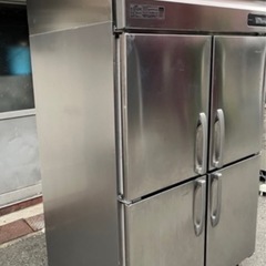 【動確済み】2021年 ホシザキ 業務用 縦型冷蔵庫 HR-120LA 単相 100V 1049L W1200×D800×H1910 4枚扉 大型冷蔵庫 大容量 厨房機器 大阪の画像