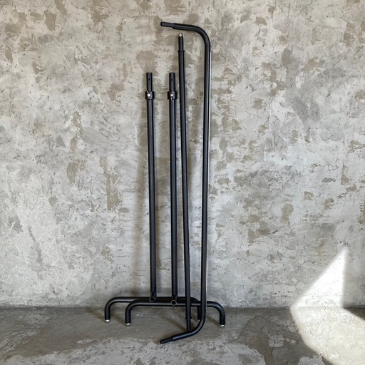 ストアエキスプレス 業務用 ハンガーラック 丸パイプ 黒 120cm ③