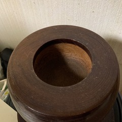 木製　臼と杵の画像