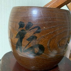 木製　臼と杵の画像