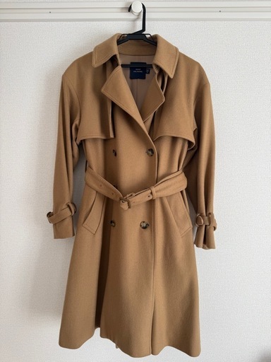 【美品】SOSO PHILANNEL ウールカシミヤ トレンチコート ベージュ