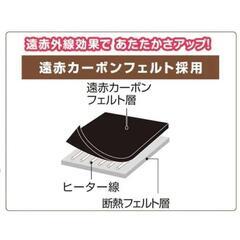  KODEN 電気ホットカーペット　VWU3025NF 720Wの画像