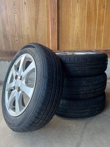 中古ノーマルタイヤ155/65R14 履き替え無料