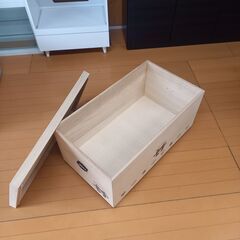 限定一品限り　1段　デザイン　雛人形ケース　総桐　衣装収納　和　桐箱　キャスター付きの画像