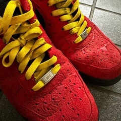 AIR FORCE 1/エアフォース/レッドの画像