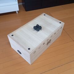 限定一品限り　3段　デザイン　雛人形ケース　総桐　衣装収納　和　桐箱　キャスター付きの画像