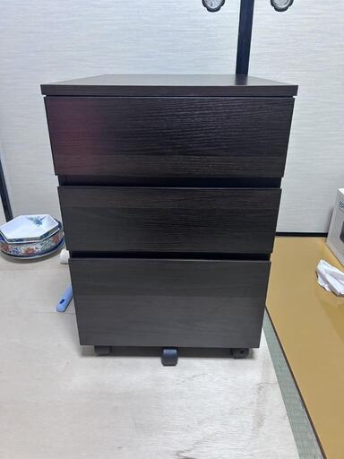 キャスター付き三段BOX