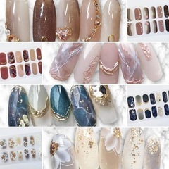 ネイルチップセット 多様デザイン 6種類