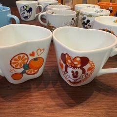 ディズニースーベニアマグカップ2個セット