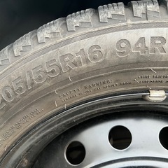 ★美品205/55R16ホイールスタッドレス4本セット★ の画像