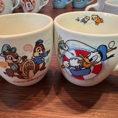 ドナルド&チップとデールスーベニアマグカップ2個セット