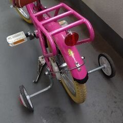 子供用自転車 14インチ ピンクの画像