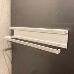 nitori マグネット収納 タオルハンガー 2段(FLAT ホワイト)の画像