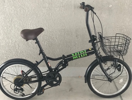 自転車 MIDI 20インチ 6段変速付き 状態良好 美品【整備済み】