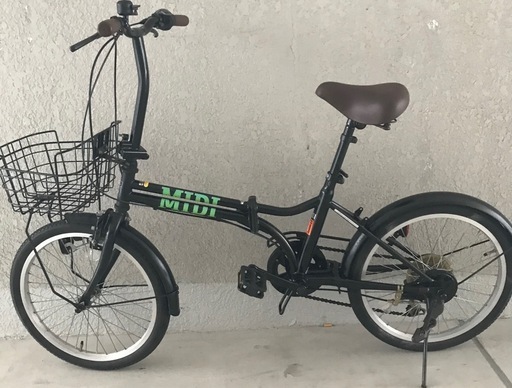 自転車 MIDI 20インチ 6段変速付き 状態良好 美品【整備済み】