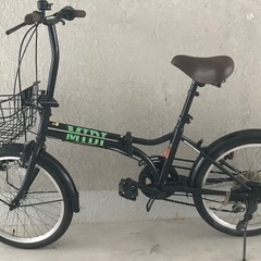 自転車 MIDI 20インチ 6段変速付き 状態良好 美品【整備済み】の画像
