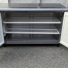 【動確済み】フクシマ 業務用冷凍庫 YRC-152FM2-F 1500×600×800 329L 単相 100V 台下冷凍庫 コールドテーブル 店舗用品 厨房 大阪の画像