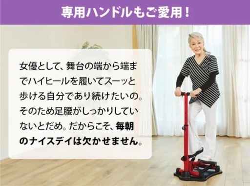 I538 ? 未使用品！ shop japan 健康ステッパー ナイスディ専用ハンドル