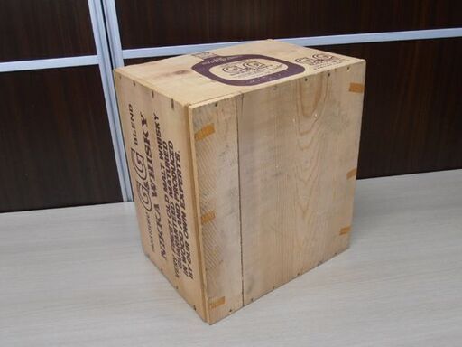 G＆G ニッカウィスキー 木箱 ボトル収納ケース ディスプレイ 収納箱 縦