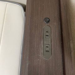 ニトリ　セミダブルベッド　マットレス付きの画像