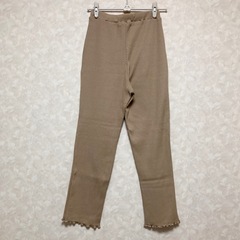 【新品・未使用】W closet ダブルクローゼット　リブメロウパンツ　フリーの画像