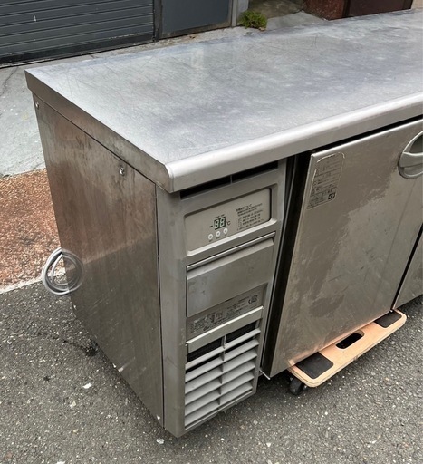 【動確済み】フクシマ 業務用冷蔵庫 YRC-180RE2 1800×600×800 413L 単相 100V 台下冷蔵庫 コールドテー