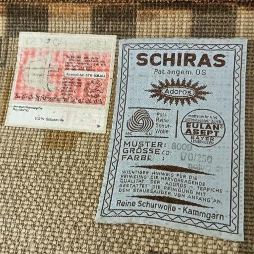 0201-420 SCHIRAS　絨毯　ラグ　カーペット