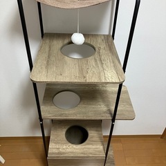 木製キャットタワー（アイリスオーヤマ）の画像