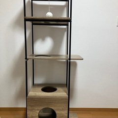 木製キャットタワー（アイリスオーヤマ）の画像