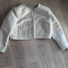 韓国限定　H&M 　ノーカラー　ジャケットの画像