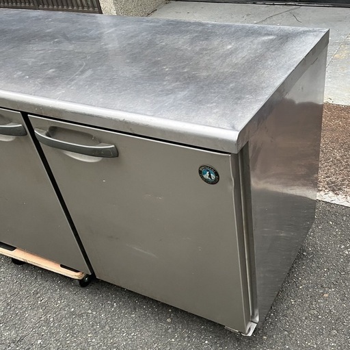 【動確済み】ホシザキ 業務用冷蔵庫 RT-150SNF-ML 1500×600×800 331L 単相 100V 台下冷蔵庫 コールドテーブル センターフリー 大阪