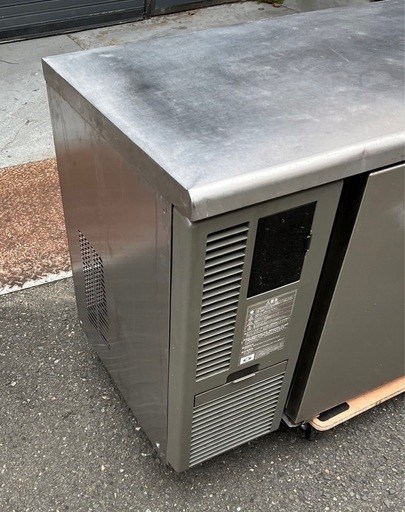 【動確済み】ホシザキ 業務用冷蔵庫 RT-150SNF-ML 1500×600×800 331L 単相 100V 台下冷蔵庫 コールドテーブル センターフリー 大阪