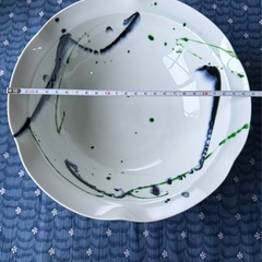 有田焼流星大鉢専用箱付きの画像