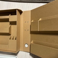 クラフト文具整理箱の画像