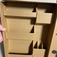 クラフト文具整理箱の画像