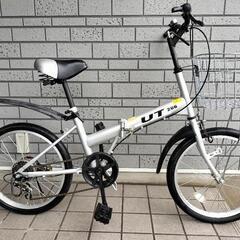 折りたたみ自転車 ２０インチ ５段切替 程度良好