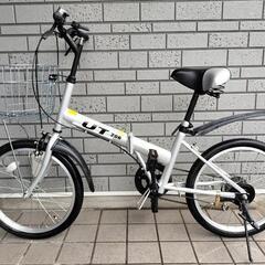 折りたたみ自転車 ２０インチ ５段切替 程度良好の画像