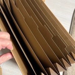 クラフト製書類整理箱の画像