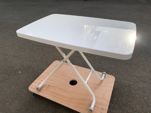 ◻️ガス昇降テーブル　折りたたみテーブル◻️