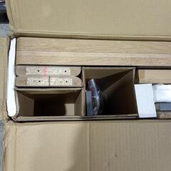 716 【49-55V 大型テレビ用 】白井産業 テレビ台 ローボード テレビボード コーナーテレビ台 どんな角度でも設置可能 一人暮らし 配線をすっきりまとめるコード収納スペース AV機器・ゲーム機・DVDなどをたっぷり収納できる おしゃれなナチュラルブラウンの木目調 幅130 奥行42.2 高さ36 センチ ROC-3513DH NA ロコインテの画像