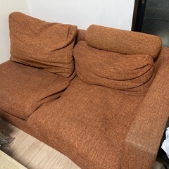 【無料0円】お値下げ！2人がけソファの画像
