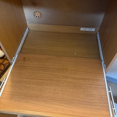 ニトリの収納棚食器棚の画像