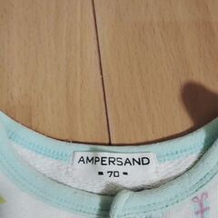 ベビーロンパース60.70センチ、キルティング生地、厚手2枚の画像