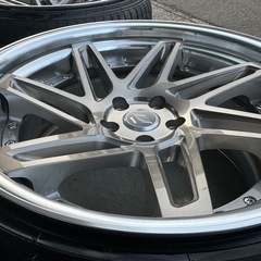 【美品】【廃盤】ワーク WORK ZEAST ST3 19インチ　タイヤホイールセットの画像