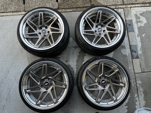 美品】【廃盤】ワーク WORK ZEAST ST3 19インチ タイヤホイールセット